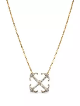 Колье с подвеской Arrow Off-White, золотой