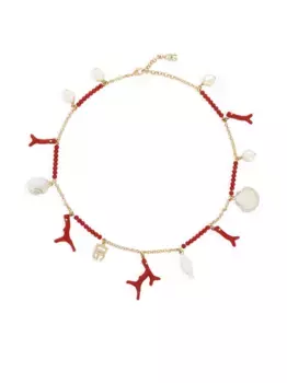 Колье с подвеской DG DOLCE & GABBANA, красный