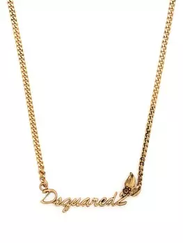 Колье с подвеской Hadwriting Dsquared2, золотой