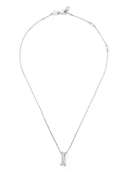 Колье с подвеской Hyperbola Swarovski, серебяный