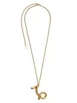 Колье с подвеской JIL SANDER, золотой