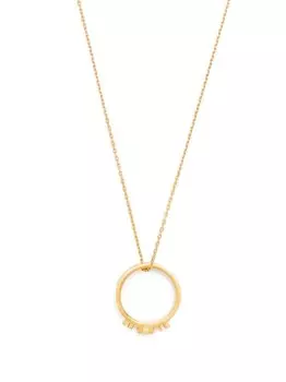 Колье с подвеской-кольцом 11 Maison Margiela, золотой