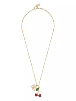 Колье с подвеской-логотипом DOLCE & GABBANA, золотой
