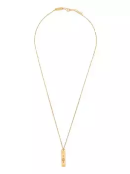 Колье с подвеской-логотипом MAISON MARGIELA, золотой