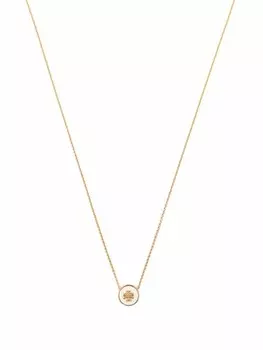 Колье с подвеской-логотипом Tory Burch, золотой
