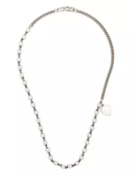 Колье с подвеской M.Cohen, серый