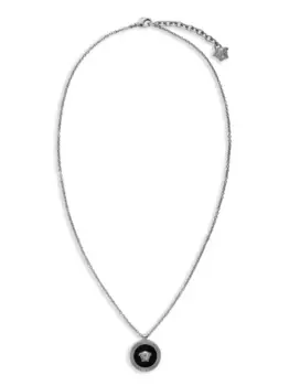 Колье с подвеской Medusa VERSACE, серебяный