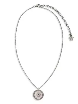 Колье с подвеской Medusa Versace, серебряный