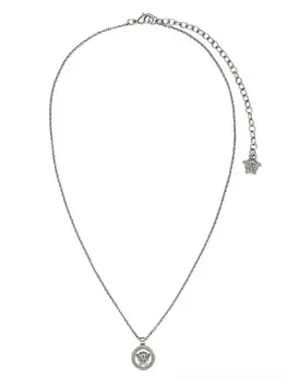 Колье с подвеской Medusa Versace, серебряный