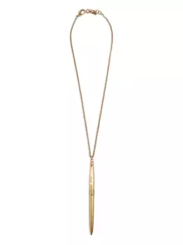 Колье с подвеской Moschino, золотой