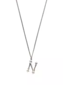 Колье с подвеской N Emanuele Bicocchi, серебяный