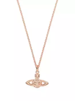 Колье с подвеской Orb Vivienne Westwood, розовый