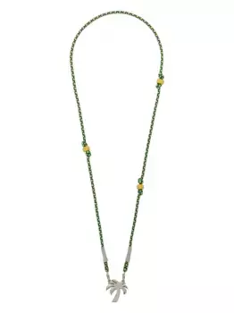 Колье с подвеской Palm PALM ANGELS, зеленый