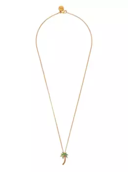 Колье с подвеской Palm Tree PALM ANGELS, зеленый