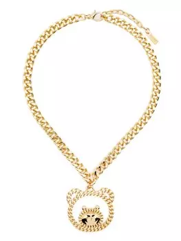 Колье с подвеской Teddy Bear Moschino, золотой