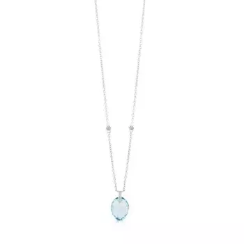 Колье с подвеской Tous Color Kings, белое золото