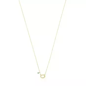 Колье с подвеской Tous Hav Tsavorite Gems, золото