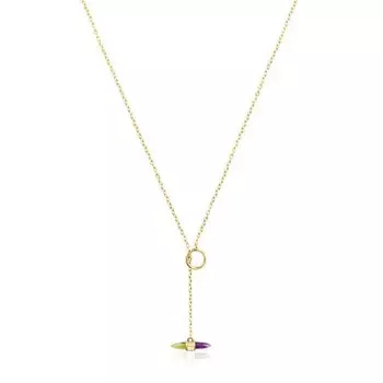 Колье с подвеской Tous Lure With Gemstones, золото/драгоценные камни