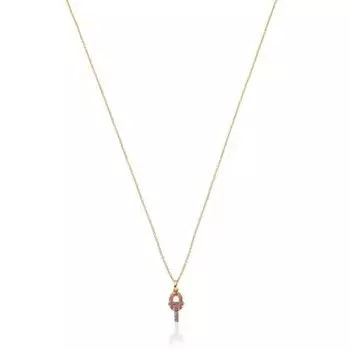 Колье с подвеской Tous Manifesto With Gemstones, золото