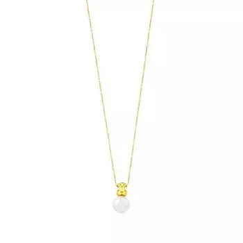 Колье с подвеской Tous Sweet Dolls With Pearl, золото/жемчуг