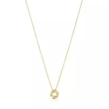 Колье с подвеской Tous Twisted, золото