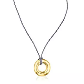 Колье с подвеской Tous Vermeil Luah Donut, позолоченное серебро