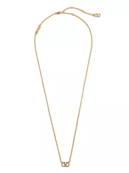 Колье с подвеской VLogo Signature VALENTINO GARAVANI, золотой