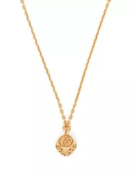 Колье с подвеской в виде игральной кости Emanuele Bicocchi, золотой