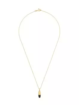 Колье с подвеской в виде пилюли True Rocks, черный