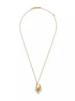 Колье с подвеской в виде скорпиона AMBUSH, золотой