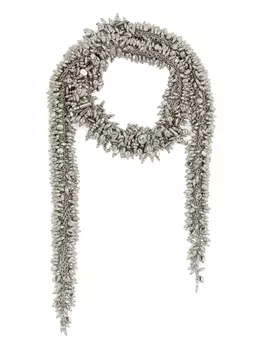 Колье с вышивкой DRIES VAN NOTEN, серебряный