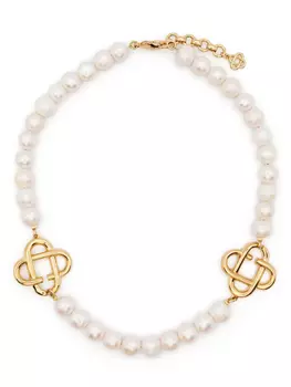 Колье с жемчугом Casablanca, золотой