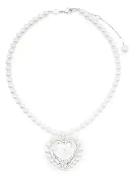 Колье с жемчугом из коллаборации с Ariana Grande Swarovski, серебяный