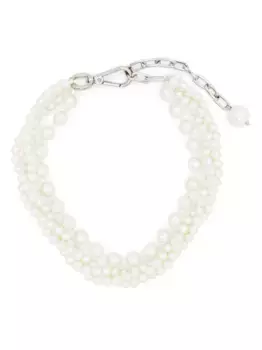 Колье с жемчугом Simone Rocha, белый
