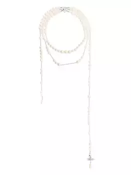 Колье с жемчугом Vivienne Westwood, белый