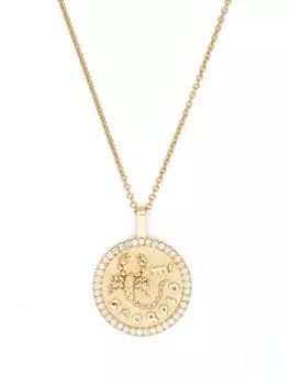 Колье Scorpio из желтого золота с бриллиантами Anita Ko, золотой