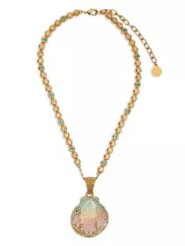 Колье Shell с подвеской Roberto Cavalli, золотой