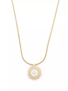 Колье Signal из желтого золота с перламутром и бриллиантами Fernando Jorge, золотой