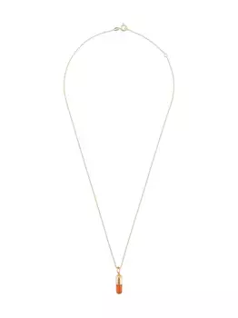 Колье Small Pill с подвеской True Rocks, золотой