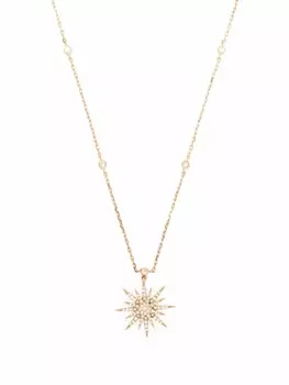 Колье Soleil из розового золота с бриллиантами Djula, розовый