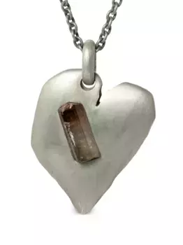 Колье Solid Heart Parts of Four, серебяный