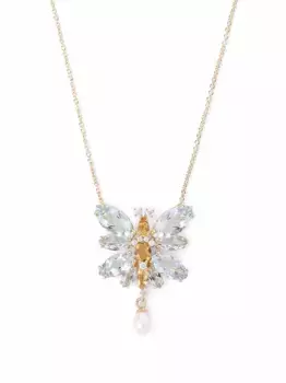Колье Spring из желтого золота с камнями DOLCE & GABBANA, золотой