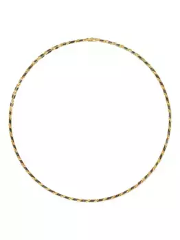 Колье Streamline Faceted Chain из желтого золота David Yurman, золотой