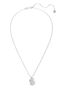 Колье Swan Swarovski, серебяный