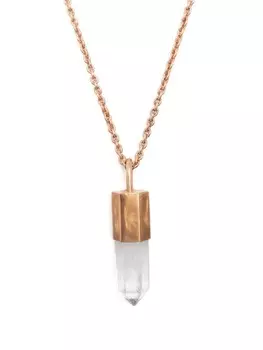 Колье Talisman с кварцем Parts of Four, розовый