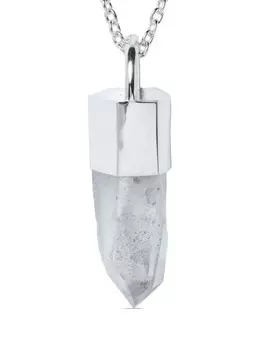 Колье Talisman с кварцем Parts of Four, серебряный