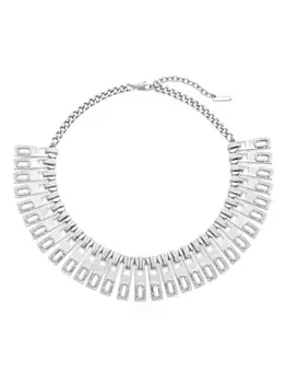 Колье The J Marc Zipper MARC JACOBS, серебяный
