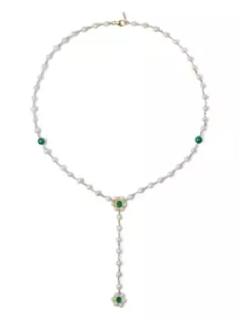 Колье The Macro Flower с жемчугом VEERT, желтый