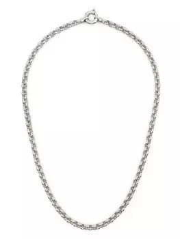 Колье Thick Rolo Chain Tom Wood, серебряный