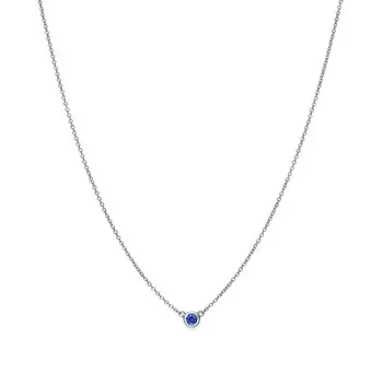 Колье Tiffany & Co. Color By The Yard, платина/сапфир